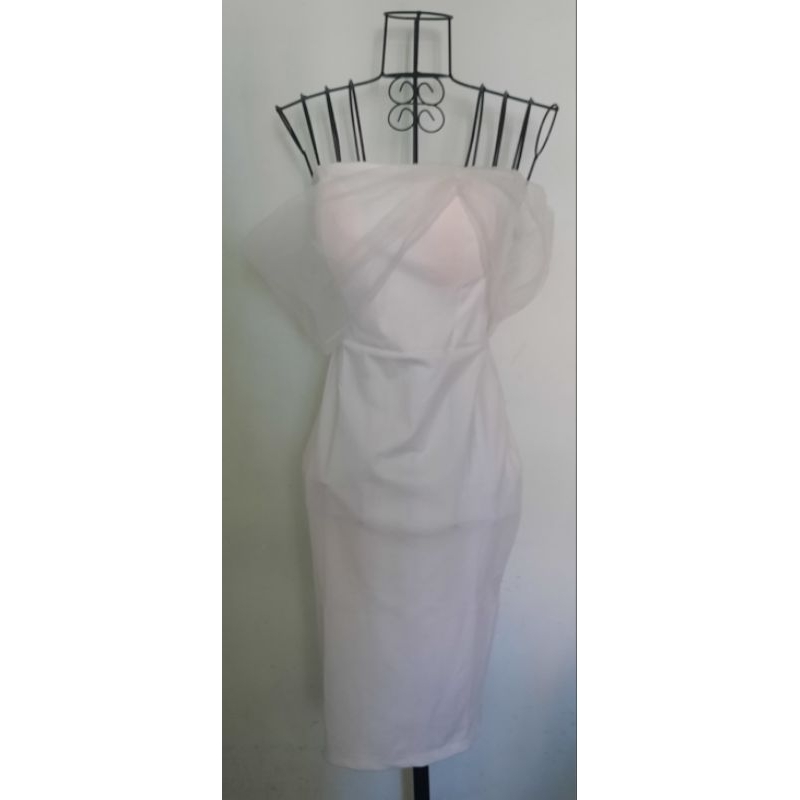 Đầm trễ vai Monoco