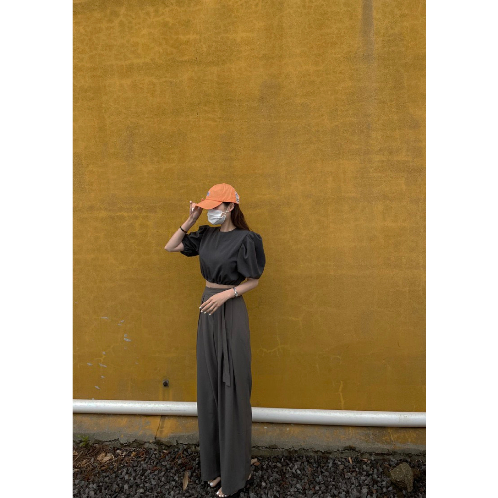 Quần ống suông nữ buộc dây nơ kiểu mới. quần đứng form chất đẹp S2