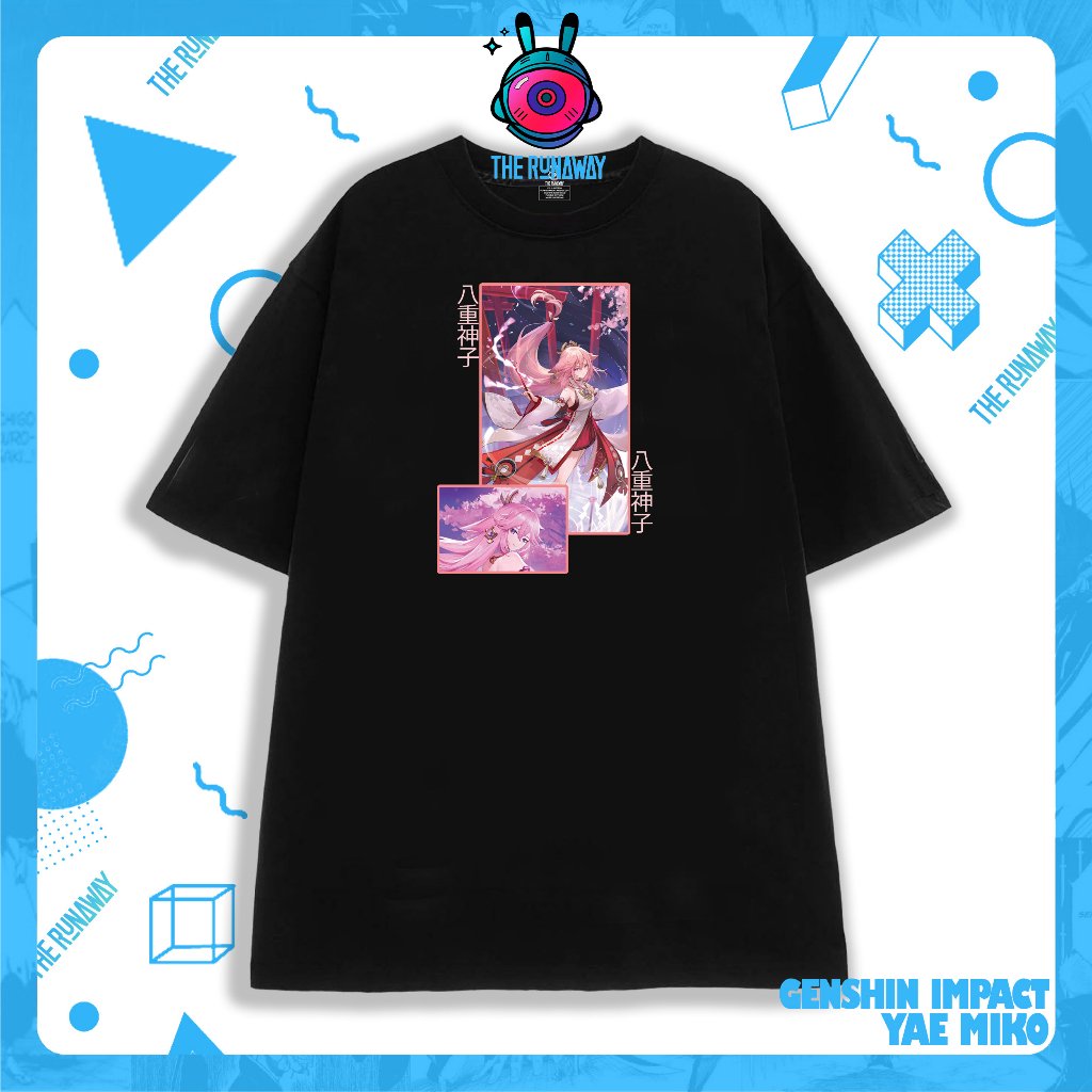 Áo phông Genshin Impact: Yae Miko Nam / Nữ  Cotton 100% cho Nam / Nữ  by The Runaway