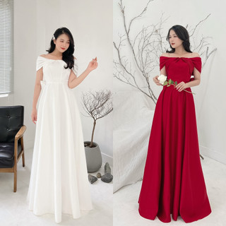 Đầm maxi dạ hội trễ vai cao cấp