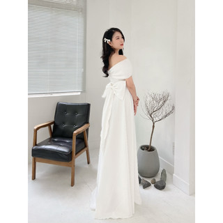 Đầm maxi dạ hội trễ vai cao cấp