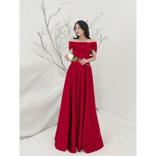 Đầm maxi dạ hội trễ vai cao cấp