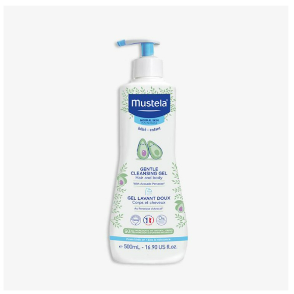 Sữa Tắm Gội Cho Trẻ Sơ Sinh & Em Bé Da Thường Mustela