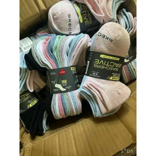 Set 10 đôi vớ/tất Skechers Active Cotton No Show Nữ cổ thấp