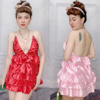 Đầm baby doll hồng baby siêu  yêu 🥰