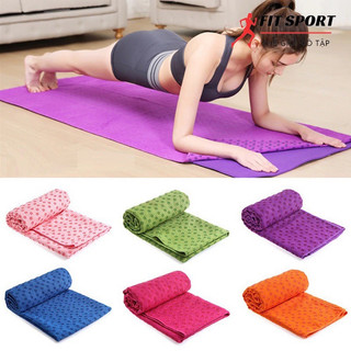 Khăn trải thảm tập yoga chống trơn siêu thấm