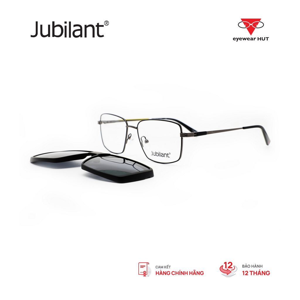 Kính Gọng Nam chính hãng Jubilant (F) JU2003CL_54 phong cách Cổ điển kiểu dáng Vuông