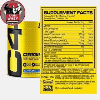 CELLUCOR C4 - PRE WORKOUT TĂNG SỨC MẠNH, SỨC BỀN, TẬP TRUNG TỈNH TÁO