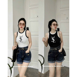 Áo 3 lỗ chữ viền đen trắng loại 1