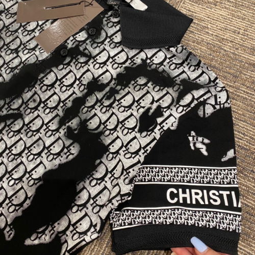 Áo Polo Nam Họa Tiết Dio, Áo Phông Cổ Bẻ Logo Đen Trắng Cực Hot Hè 2023