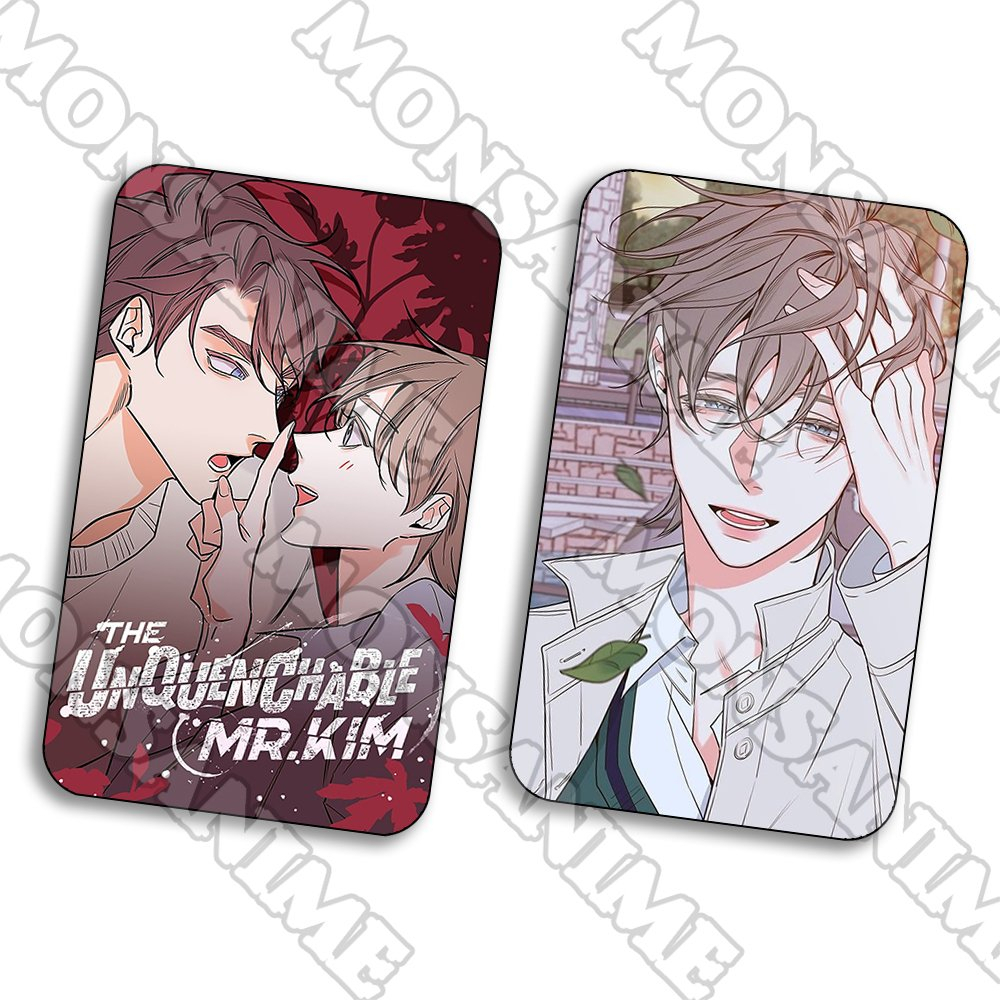 Ảnh card bo góc Bí mật nhân viên K BL manhwa chibi ver COUPLE thẻ bo viền 5*8cm sưu tầm 1 tấm