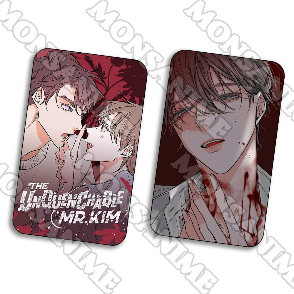 Ảnh card bo góc Bí mật nhân viên K BL manhwa chibi ver COUPLE thẻ bo viền 5*8cm sưu tầm 1 tấm
