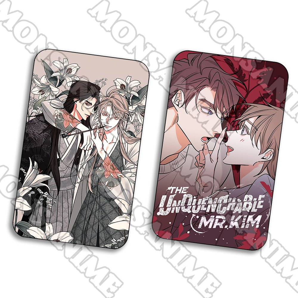 Ảnh card bo góc Bí mật nhân viên K BL manhwa chibi ver COUPLE thẻ bo viền 5*8cm sưu tầm 1 tấm