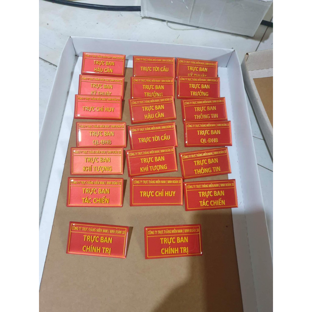 Biển Công Tác/ Biển Trực/ chỉ huy/ tác chiến theo yêu cầu
