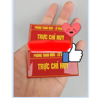 Biển Công Tác/ Biển Trực/ chỉ huy/ tác chiến theo yêu cầu