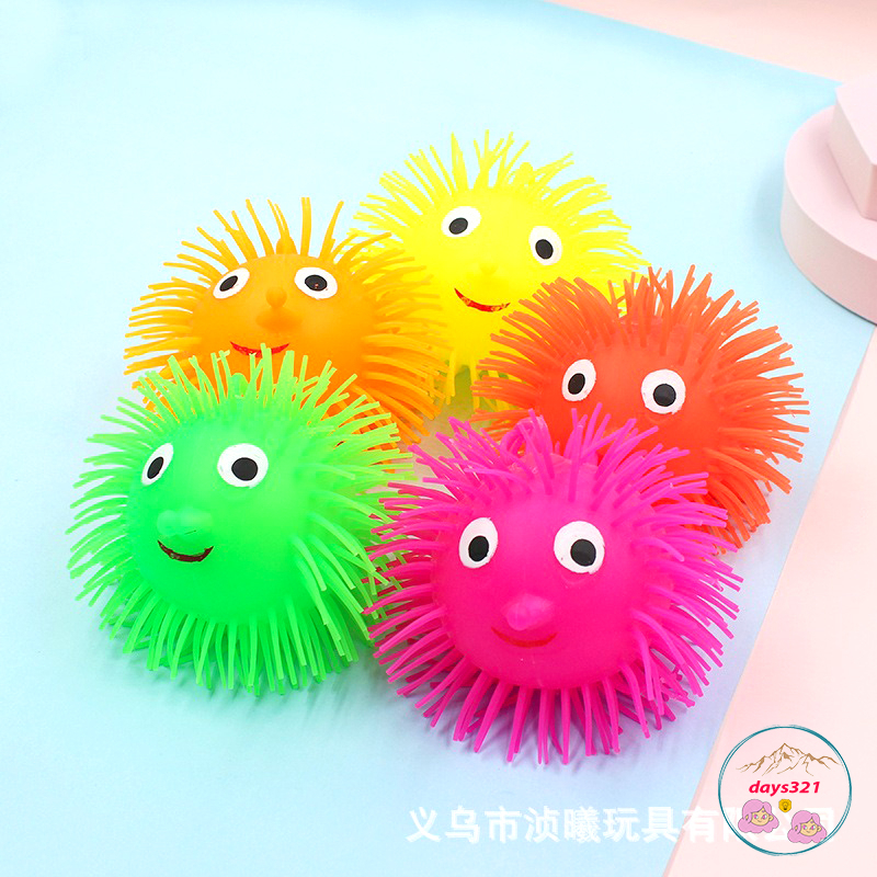 Quả chôm chôm phát sáng squishy đồ chơi giảm stress