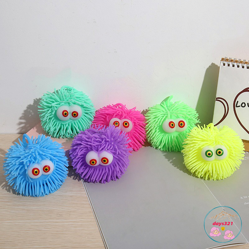 Quả chôm chôm phát sáng squishy đồ chơi giảm stress