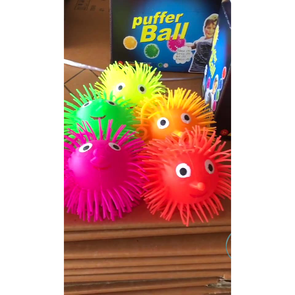 Đồ chơi quả chôm chôm phát sáng cầm nắm giải tỏa stress LOẠI TO