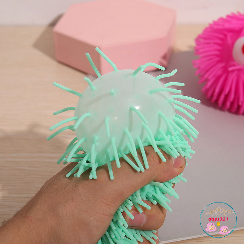 Đồ chơi quả chôm chôm phát sáng cầm nắm giải tỏa stress LOẠI TO