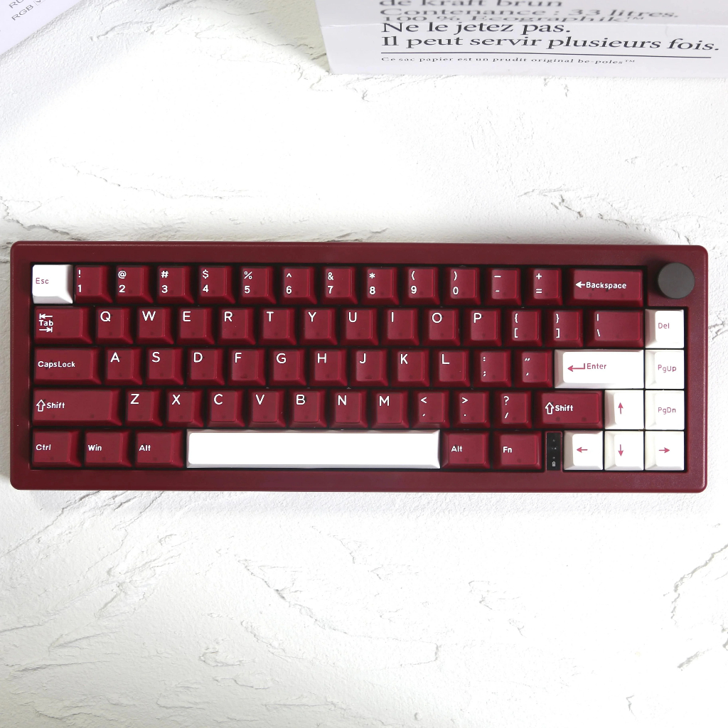 Bộ kit bàn phím cơ không dây GMK67 Mạch Xuôi | Gasket Mount | Bluetooth 5.0 | Wireless 2.4Ghz | Hotswap | RGB