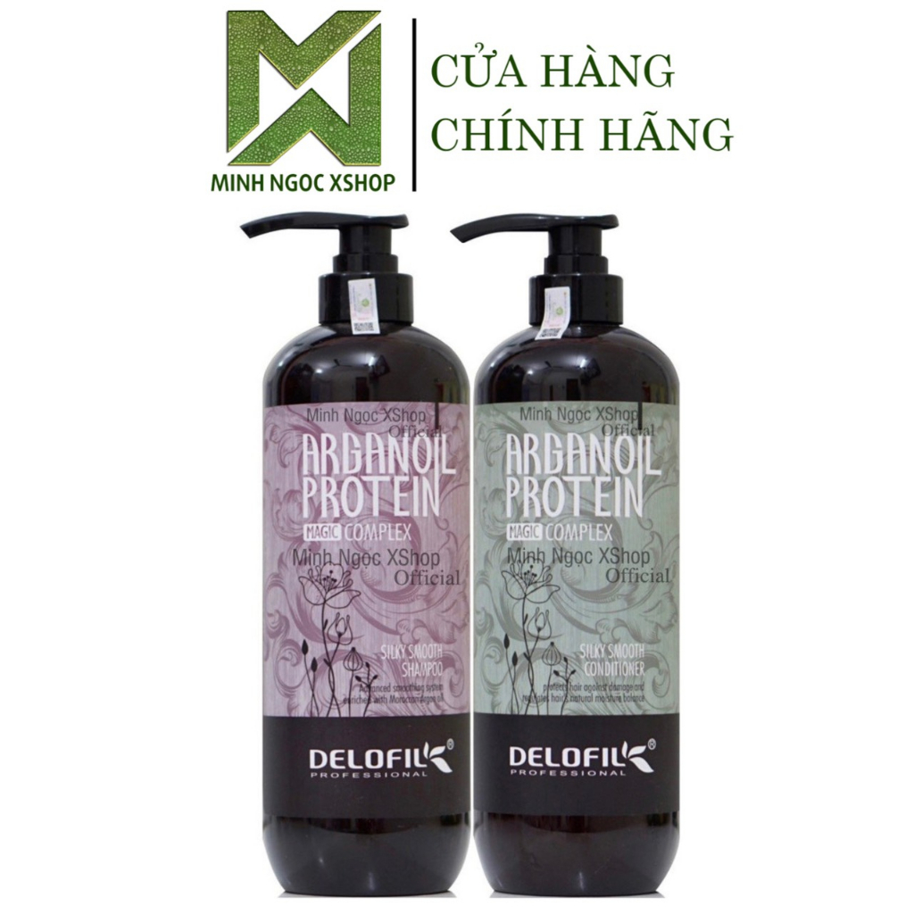 Dầu gội xả mềm mượt chống gàu Delofil Silky Smooth 800ML chính hãng