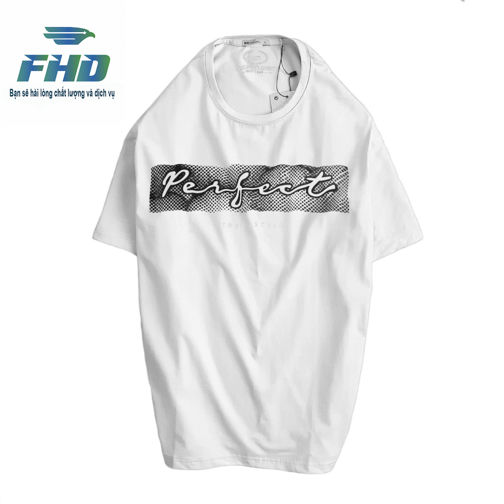 Áo thun chất vải cotton form rộng cổ tròn thoáng mát mềm mịn màu sắc năng động tươi trẻ FHDA028_1