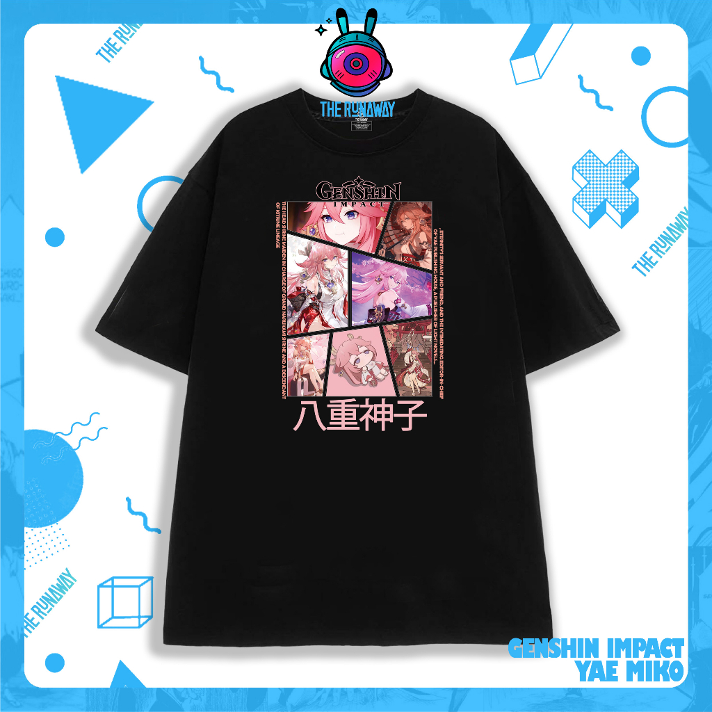 Áo phông Genshin Impact: Yae Miko Nam / Nữ  Cotton 100% cho Nam / Nữ  by The Runaway