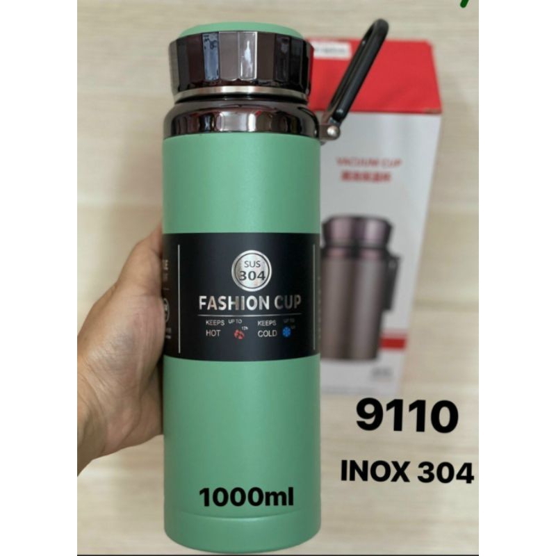 BÌNH GIỮ NHIỆT 1 LÍT, INOX 304 CAO CẤP, ĐẠT CHUẨN VSATTP