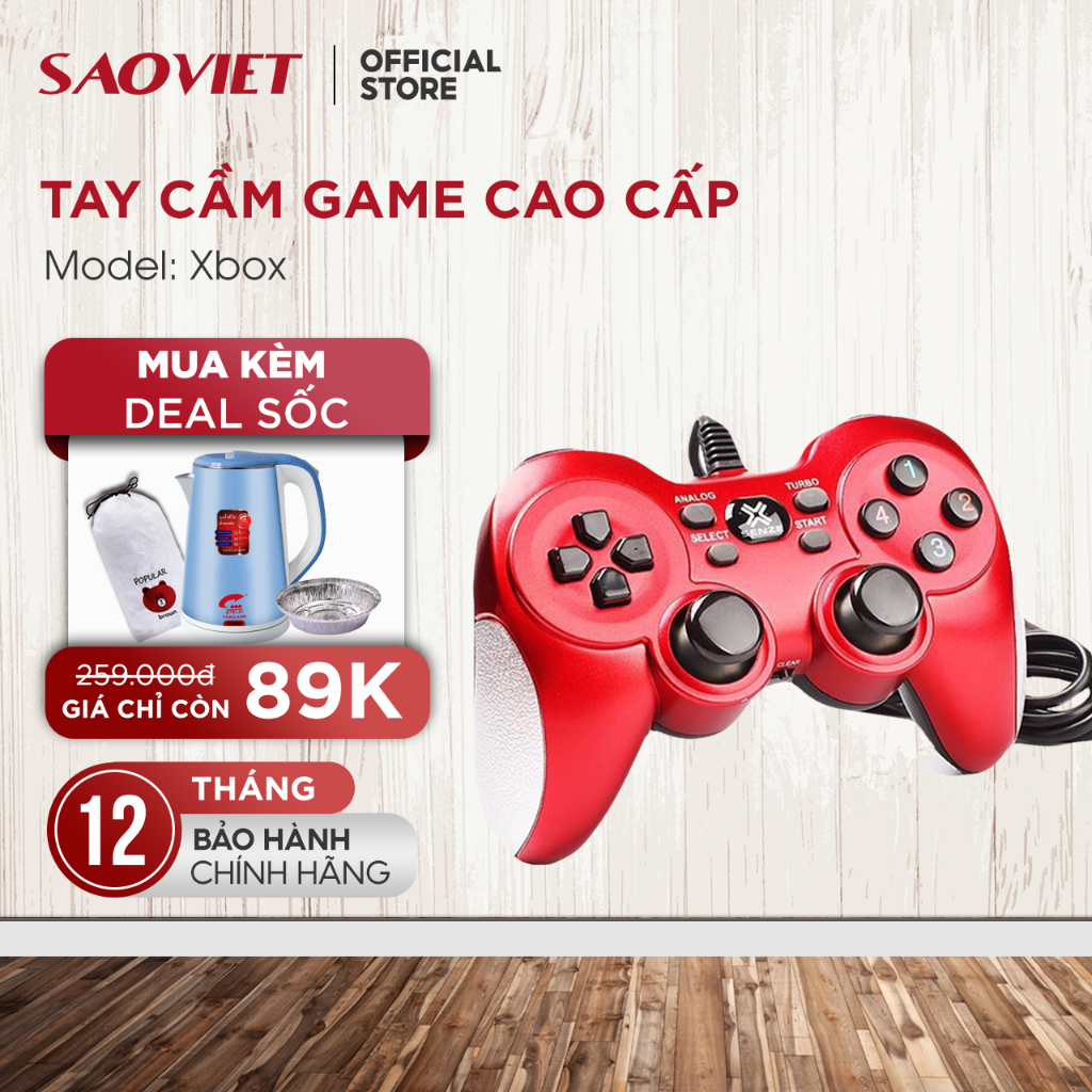 Tay Cầm Game Senze - Tay Cầm XBOX Chuẩn Game Thủ, Thích Hợp Mọi Loại Máy - Hàng Chính Hãng