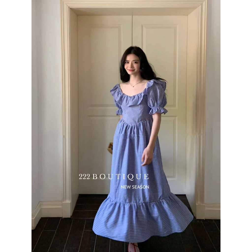 Váy kẻ bèo Newopen 81272