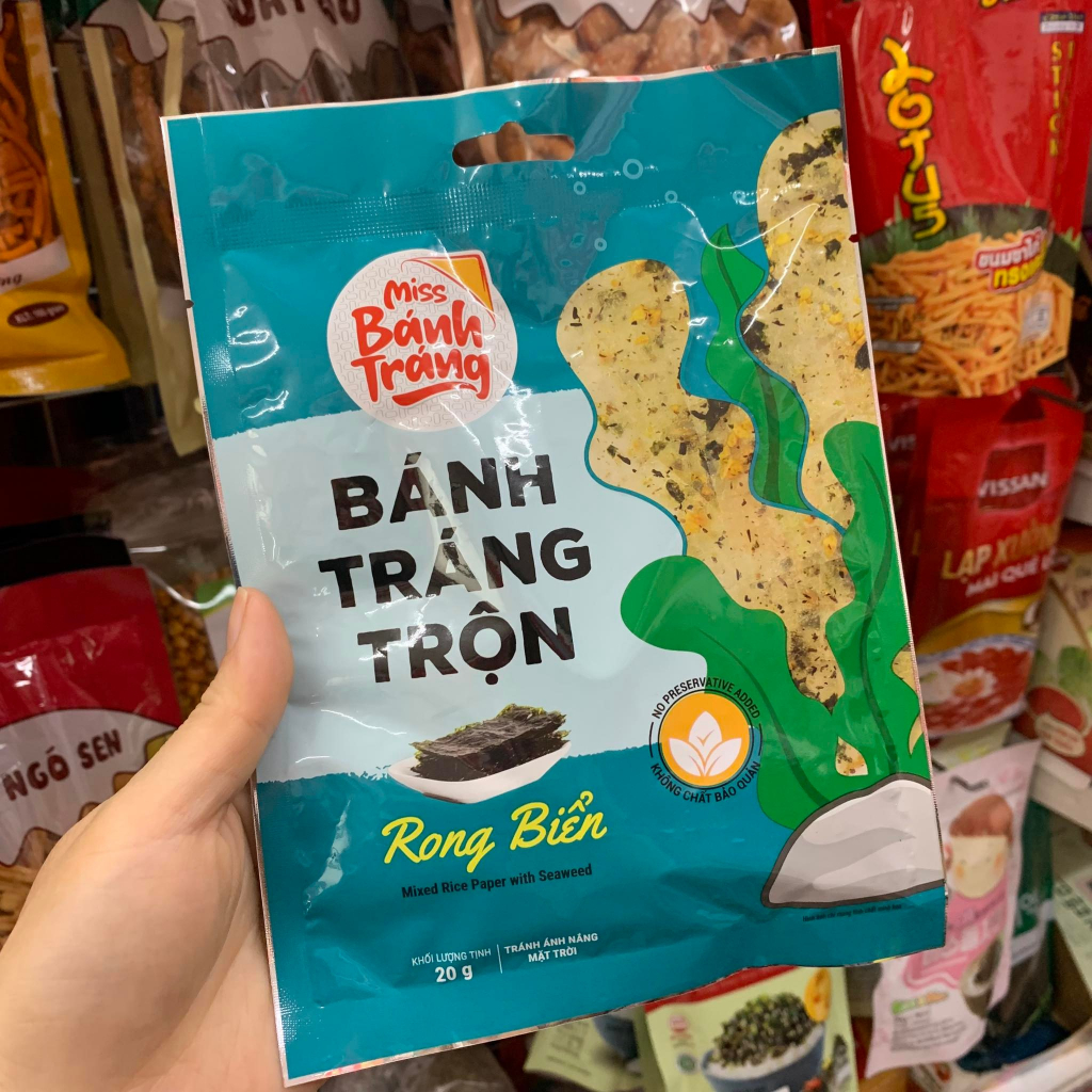 Bánh tráng trộn vị rong biển gói 20g