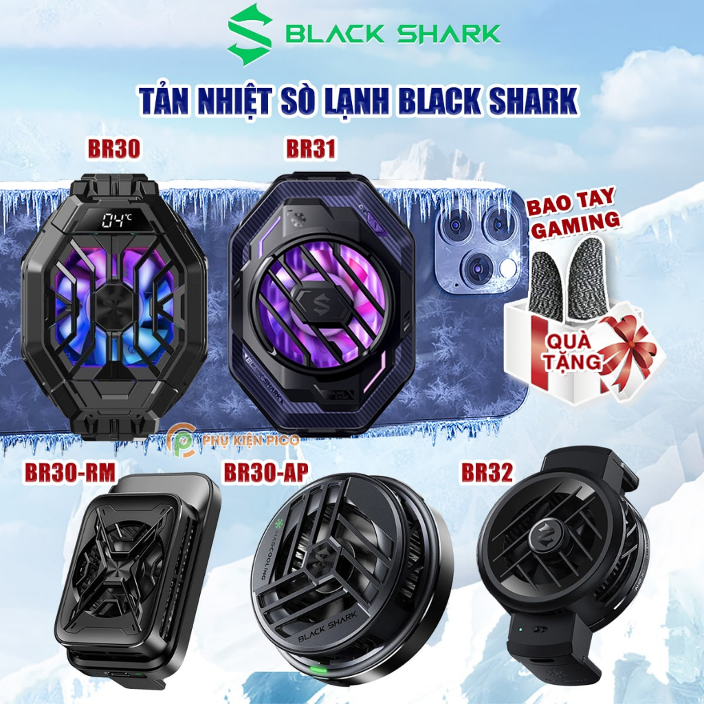 Quạt tản nhiệt điện thoại Black Shark Funcooler 3 Pro / Funcooler 2 Pro / Blackshark Magnetic Xiaomi tản nhiệt sò lạnh