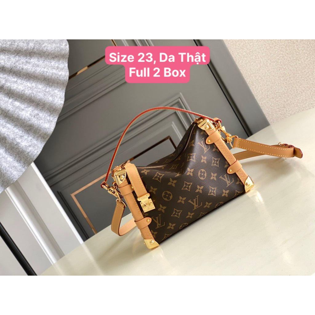 Túi Cốp LV Side Trunk Da Bò Size 23 Full 2 Box (SẴN, NHẮN TIN SHOP KIỂM KHO) Hoa Hậu Kỳ Duyên