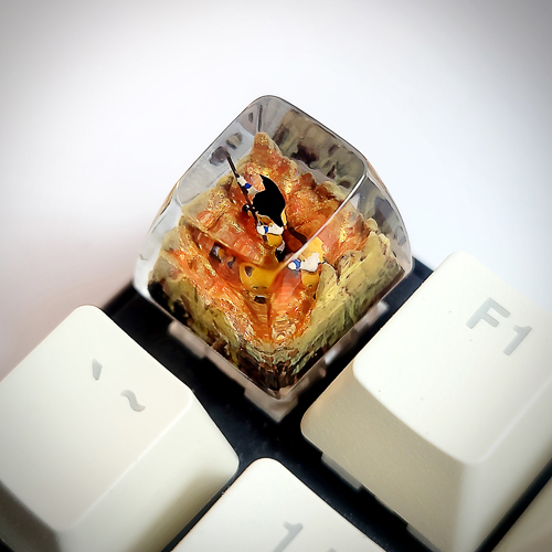 Songoku keycaps, nút bàn phím cơ dragon ball , 7 viên ngọc rồng
