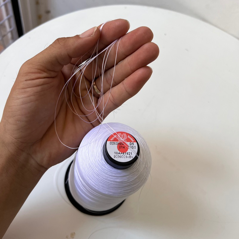 Chỉ nilong 210d/3 cuộn siêu lớn 275gr/ cuộn dùng trong may balo, túi xách, ví da