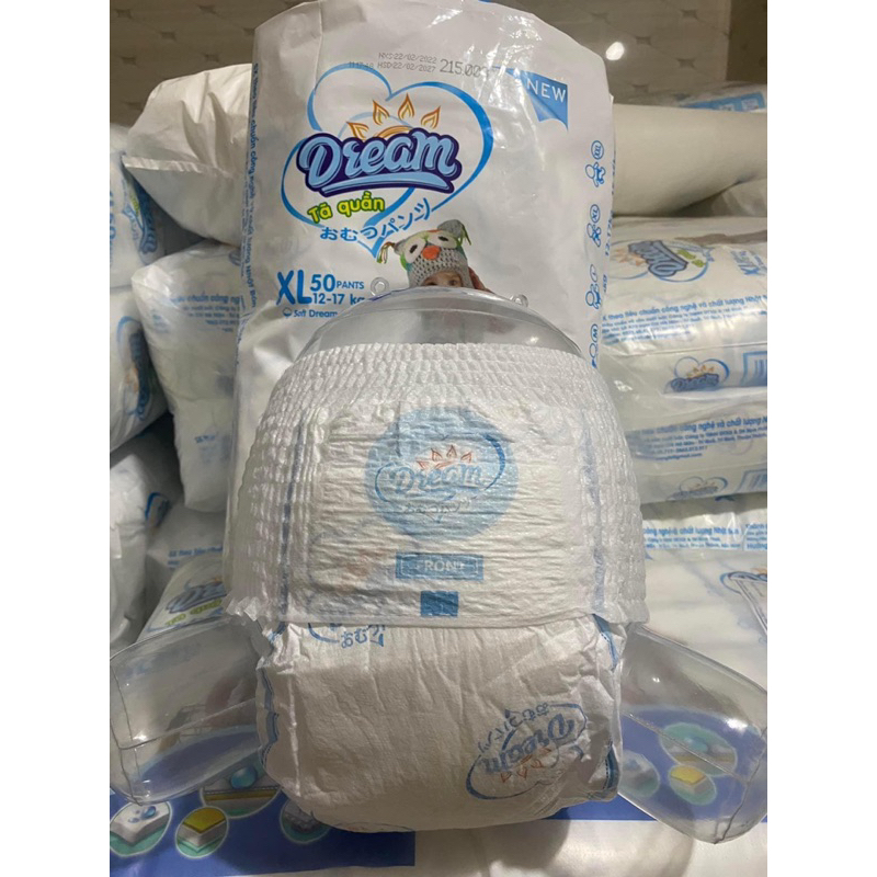 100 miếng Bỉm Quần Dream :100M 100L 100XL 100XXL