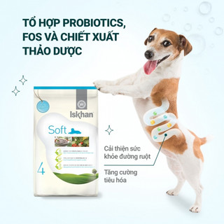 (1.2KG) THỨC ĂN HẠT HẠT MỀM ISKHAN SOFT CHO CHÓ MỌI LỨA TUỔI