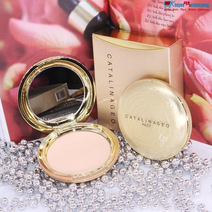 Phấn phủ siêu mịn Catalina Geo Pact 22g
