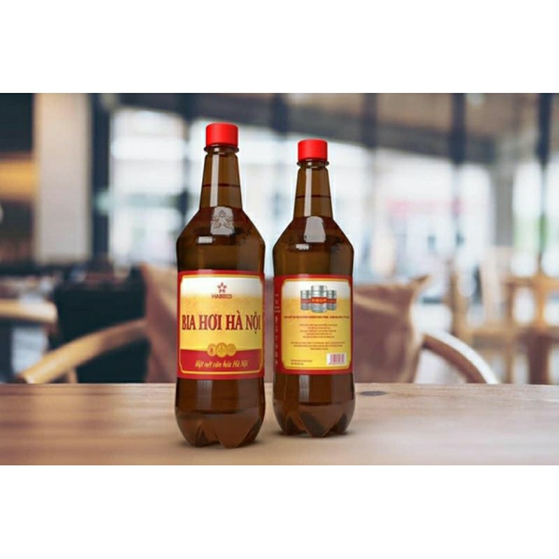 Bia hơi Hà Nội chai 1 lít