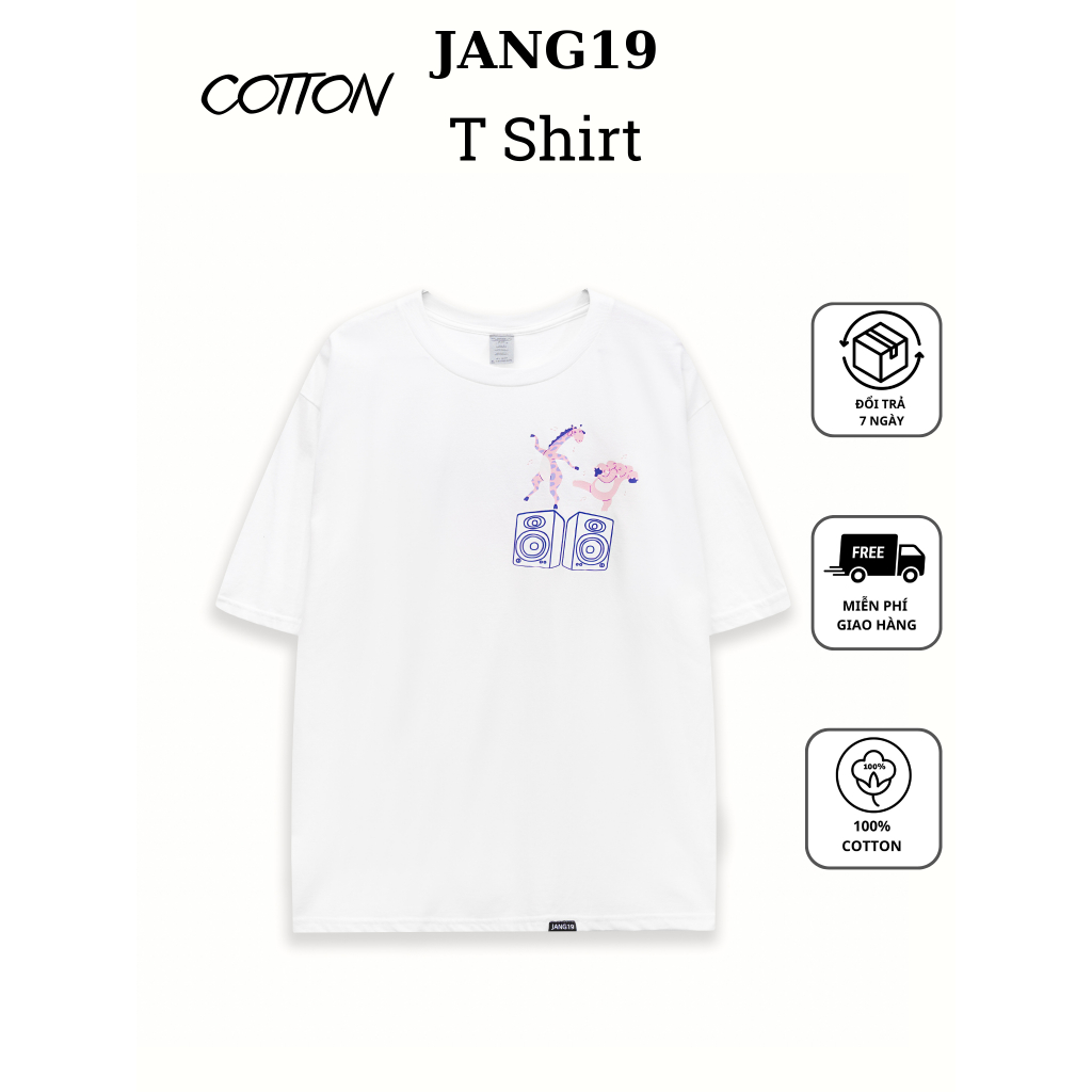 Áo Thun Jang19 Dance Squad 100% cotton Co Giãn 2 Chiều