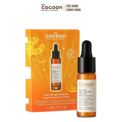 HÀNG TẶNG KHÔNG BÁN - Tinh chất nghệ Hưng Yên (serum) 10% vitamin C sáng da chuyên sâu & mờ vết thâm Cocoon 5ml