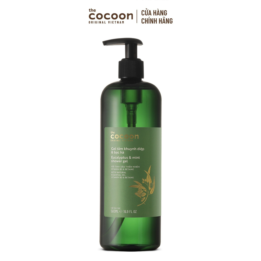 HÀNG TẶNG KHÔNG BÁN - Gel tắm khuynh diệp & bạc hà Cocoon làm sạch và thư giãn 500ml