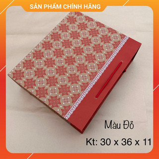 Combo 50 túi giấy đựng quà túi dạng ngang kt: 30 x 36 x 11cm
