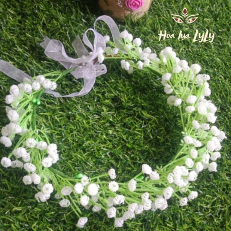 Vòng Hoa Baby Đội Đầu Chụp Ảnh Kỉ Yếu - Hoa Giả