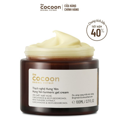 HÀNG TẶNG KHÔNG BÁN - Thạch nghệ Hưng Yên (Kem dưỡng) giúp làm sáng da và mờ thâm Cocoon 100ml