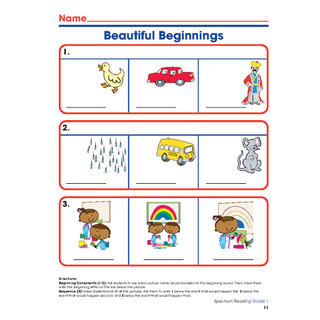 [ 16q Grade K  ] Spectrum Math, Reading, Writing, Phonics,...