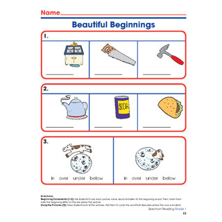 [ 16q Grade K  ] Spectrum Math, Reading, Writing, Phonics,...