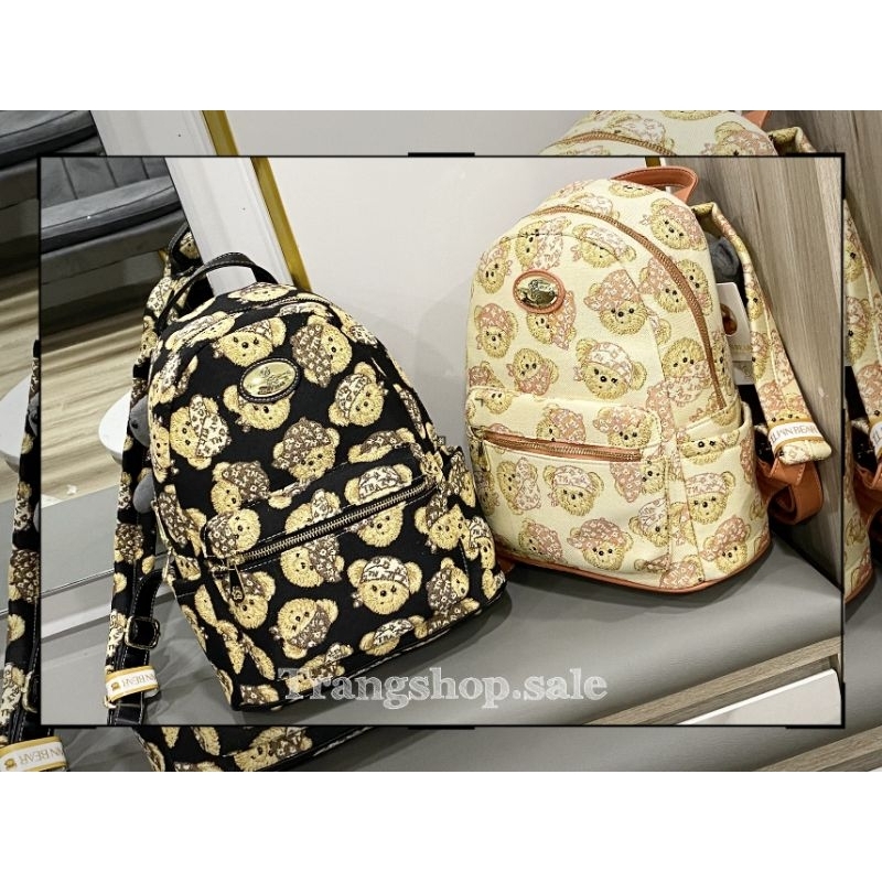 BALO NỮ TTWN BEAR THÁI LAN Chất liệu vải canvas dày dặn ✔ Có logo bên trong Kiểu dáng năng động, đáng yêu