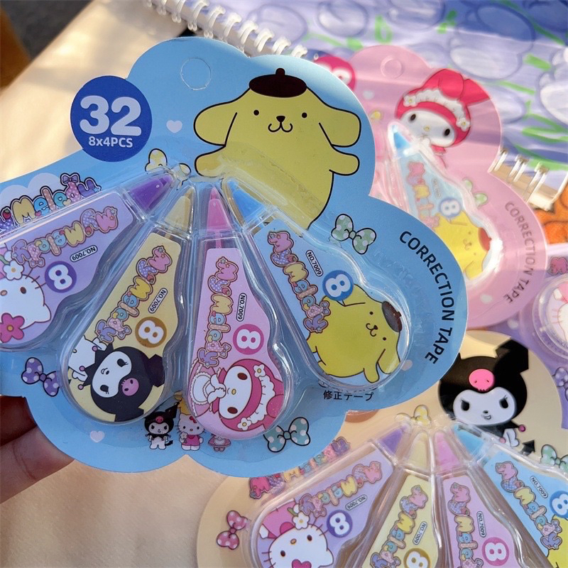 Set 4 bút xoá kéo mini dễ thương sanrio