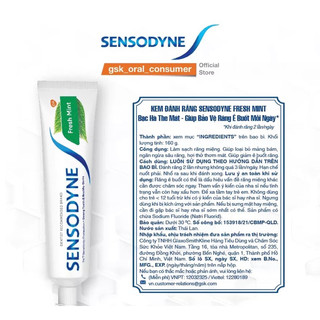 Kem đánh răng Sensodyne Fresh Mint 100G